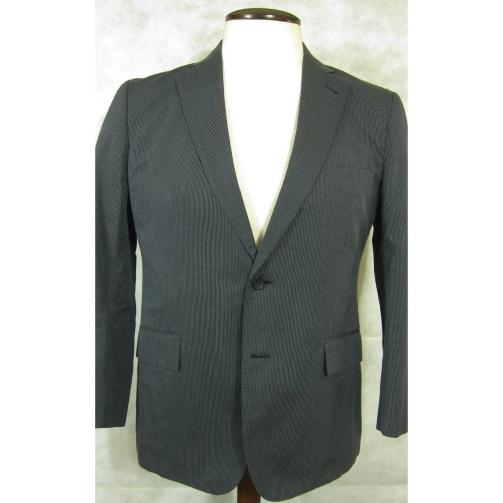 NEW Brooks Brothers 1818 Lightweight Silk & Cotton Regent Striped Sport Coat 40S